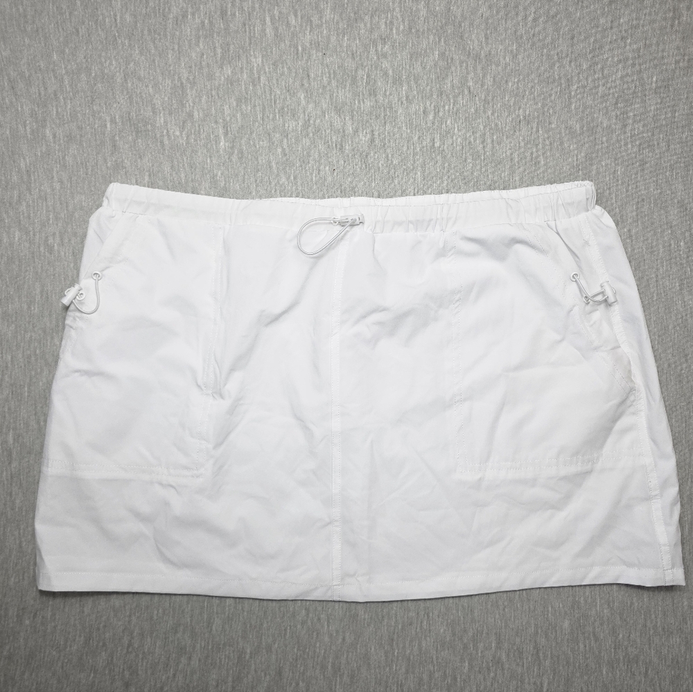 Princess Polly White Cargo Skirt with Drawstring Womens Size 12 - Picture 3 of 5